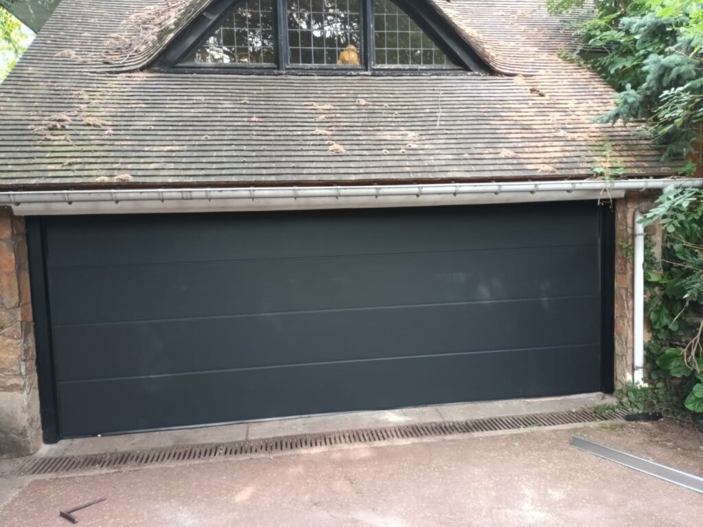 Installation d'un porte de garage